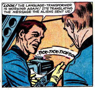 literal, sci-fi, tick, translator
