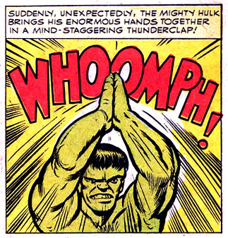 clap, Hulk, Hulk (Bruce Banner), super-strength, superhero, whoom