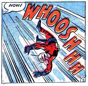 Ant-Man (Hank Pym), bellows, Egghead (Elihas Starr), superhero, whoosh, wind