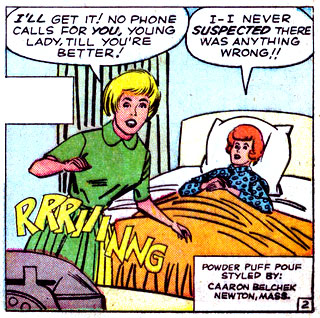 humor, Patsy Walker, ring, telephone