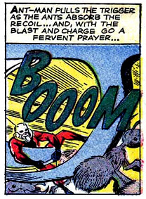 Ant-Man (Hank Pym), boom, gun, gunshot, rifle, superhero