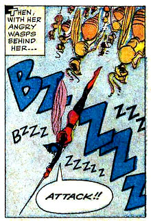 bee, buzz, charge, insect, superhero, wasp, Wasp (Janet Van Dyne)