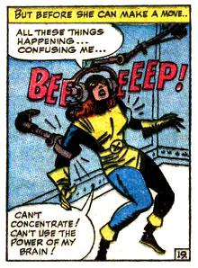 beep, machine, Marvel Girl (Jean Grey), mutant, superhero, X-Men