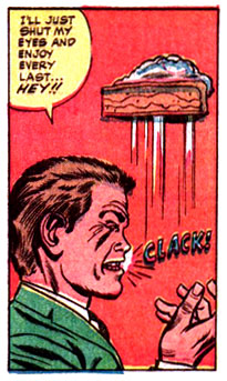 bite, clack, eat, Iceman (Bobby Drake), mouth, mutant, pie, superhero, teeth, X-Men
